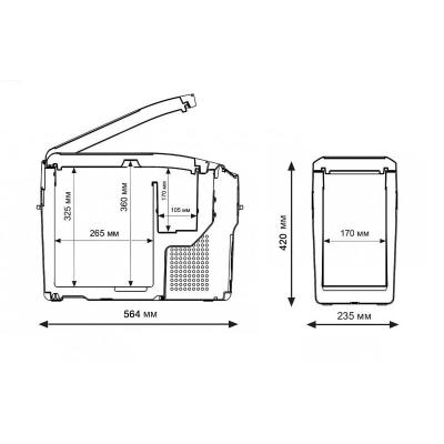 Компрессорный автохолодильник Indel B TB18