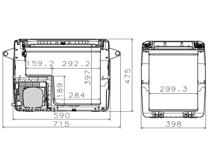 Автохолодильник компрессорный Dometic CFF 45